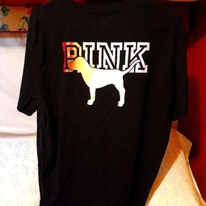 VS Pink oversized shirt